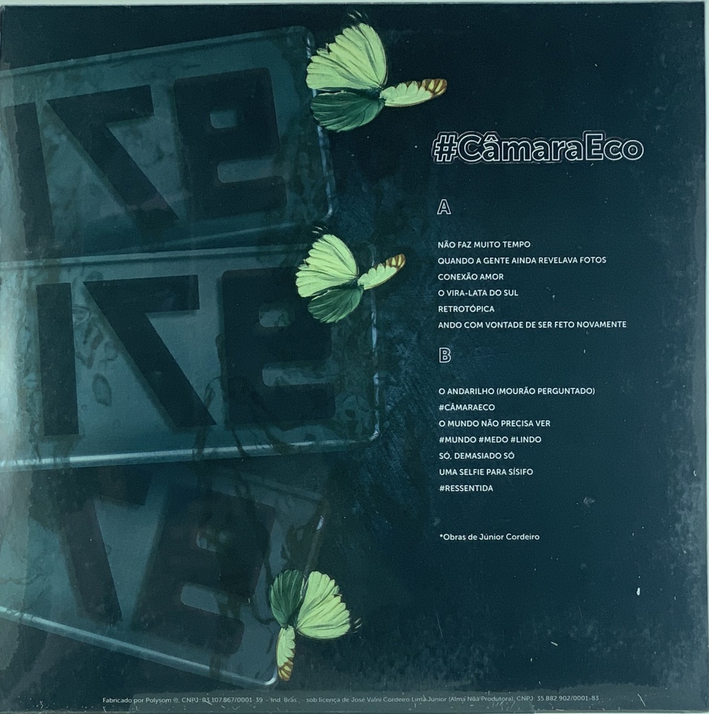 Junior Cordeiro - # Camera Eco ( LP novo)