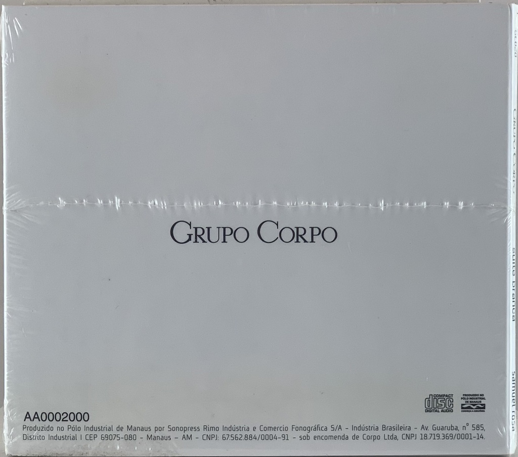 Samuel Rosa - Suíte Branca "Grupo Corpo" (CD NOVO)