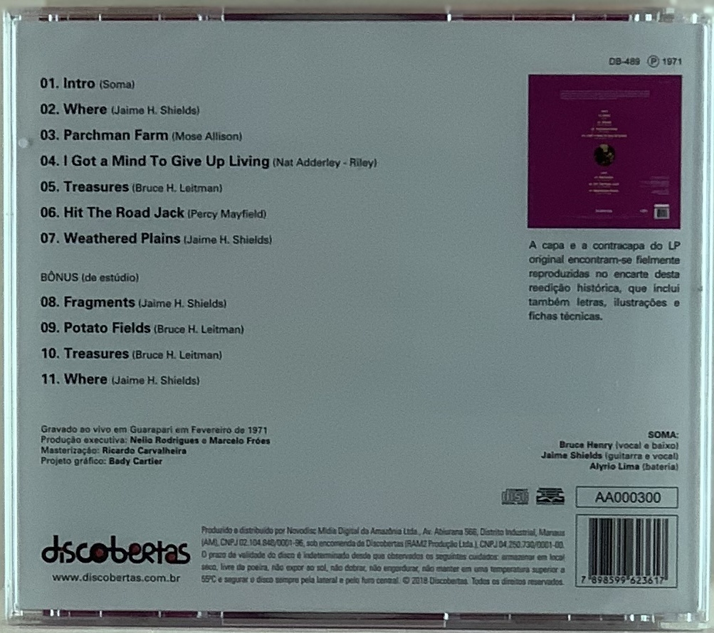 Soma - Em Concerto (CD novo)