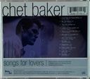 Chet Baker - Songs For Lovers (CD usado)