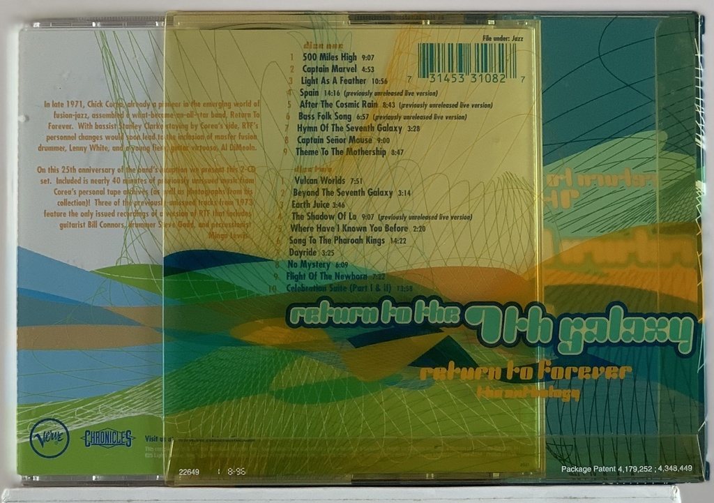 Return To Forever Feat. Chick Corea – Return To The 7th Galaxy: The Anthology (2CDs usado)