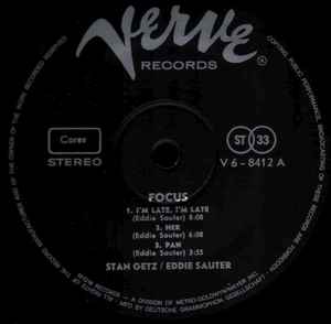 Stan Getz / Eddie Sauter – Focus (LP usado)