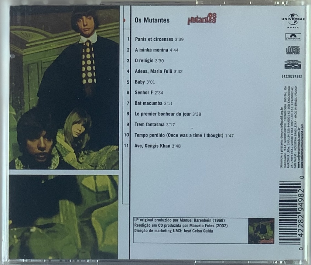 Mutantes,Os – Os Mutantes [1968] (CD novo)