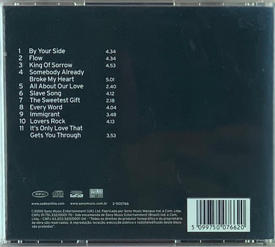 Sade – Lovers Rock (CD usado)