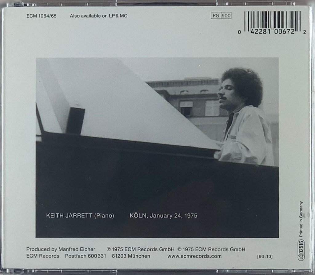 Keith Jarrett – The Köln Concert (CD usado)