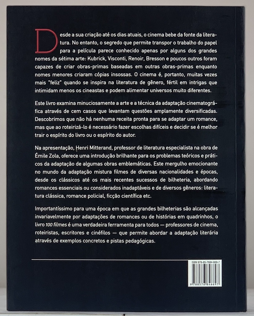 100 Filmes: da Literatura Para O Cinema (Livro novo)