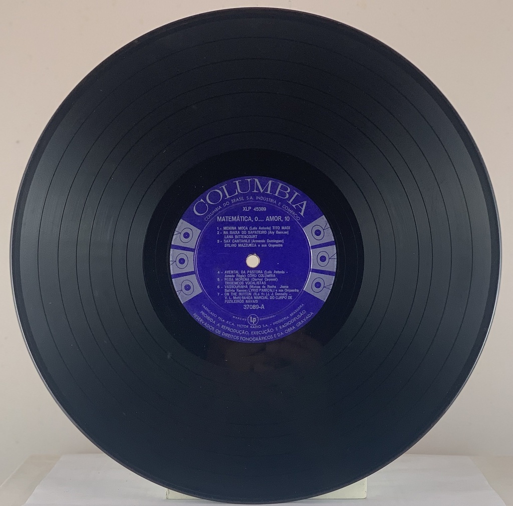V/A - Matemática, Zero... Amor, Dez (LP usado)