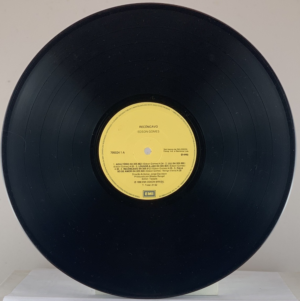 Edson Gomes e Banda Cão de Raça – Recôncavo (LP usado)