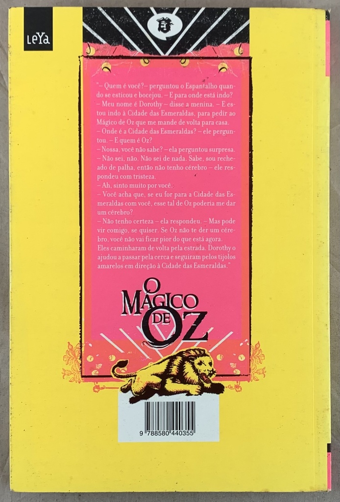 Mágico de Oz, O - L. Frank Baum (Livro usado)