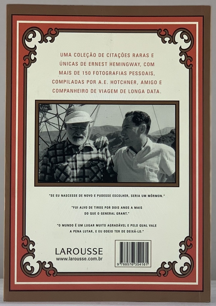 A Boa Vida Segundo Hemingway (Livro usado)