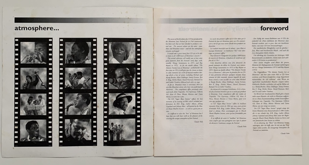 V/A - Montreux Jazz Festival II (Caixa c/ 4 CDs usad)