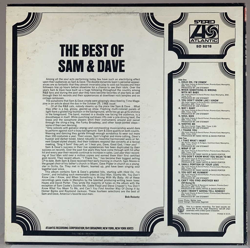 Sam & Dave – The Best of Sam & Dave (LP usado)