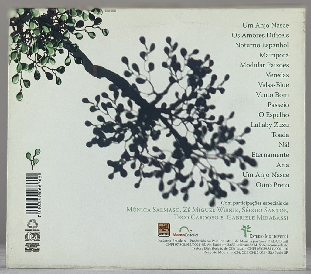 André Mehmari - ... De Arvores e Valsas (CD usado)