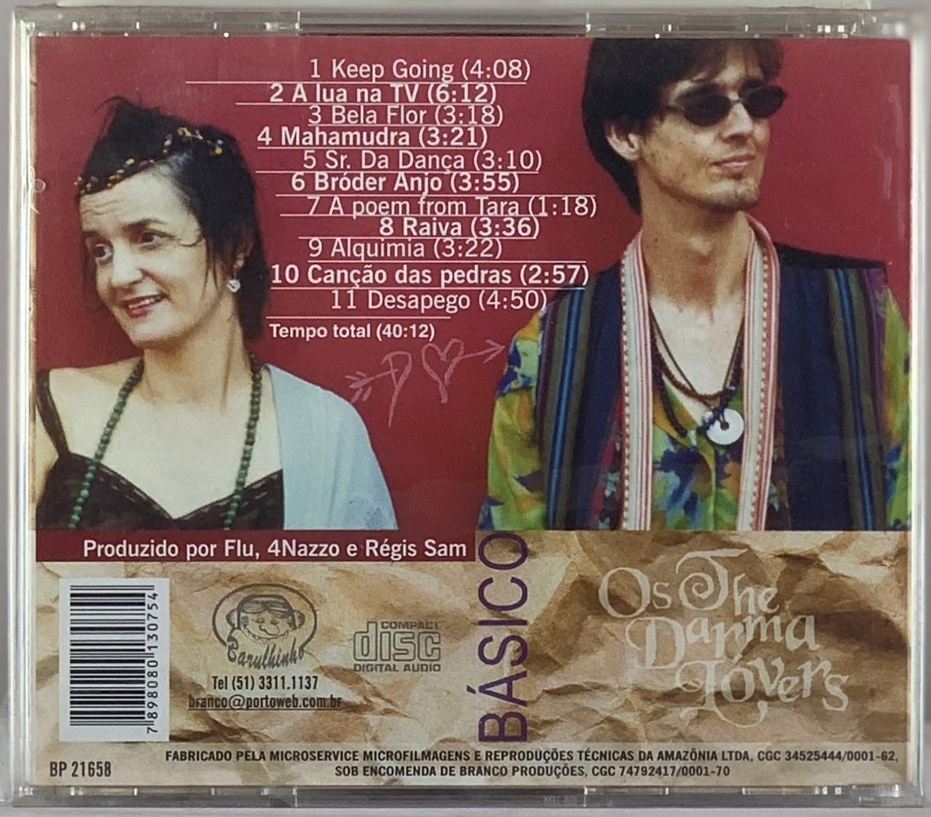 Os The Darma Lovers - Básico (CD novo)