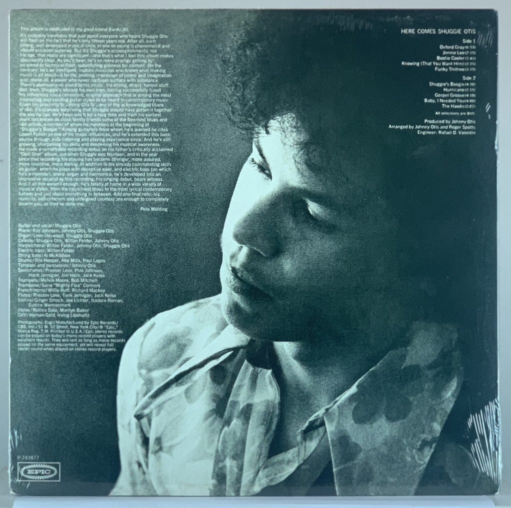 Shuggie Otis - Here Comes Shuggie Otis (LP novo)