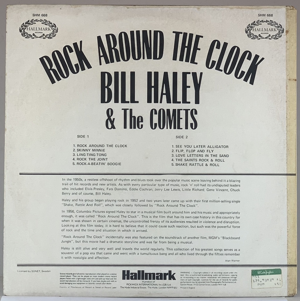Bill Haley & the Comets - Rock Around the Clock (LP usado)