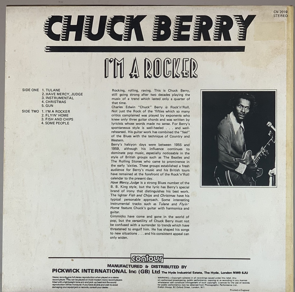 Chuck Berry – I'm a Rocker (LP usado)