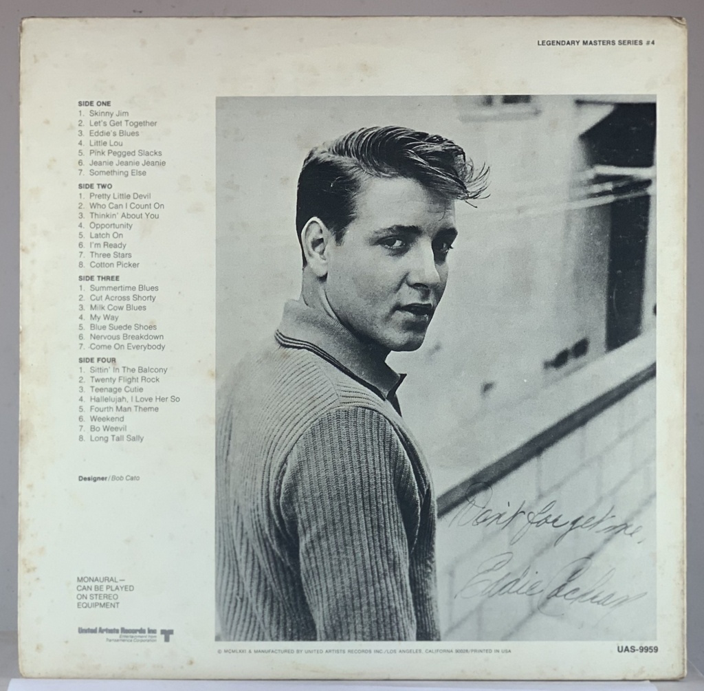 Eddie Cochran – Legendary Masters Series (2LPs usado)