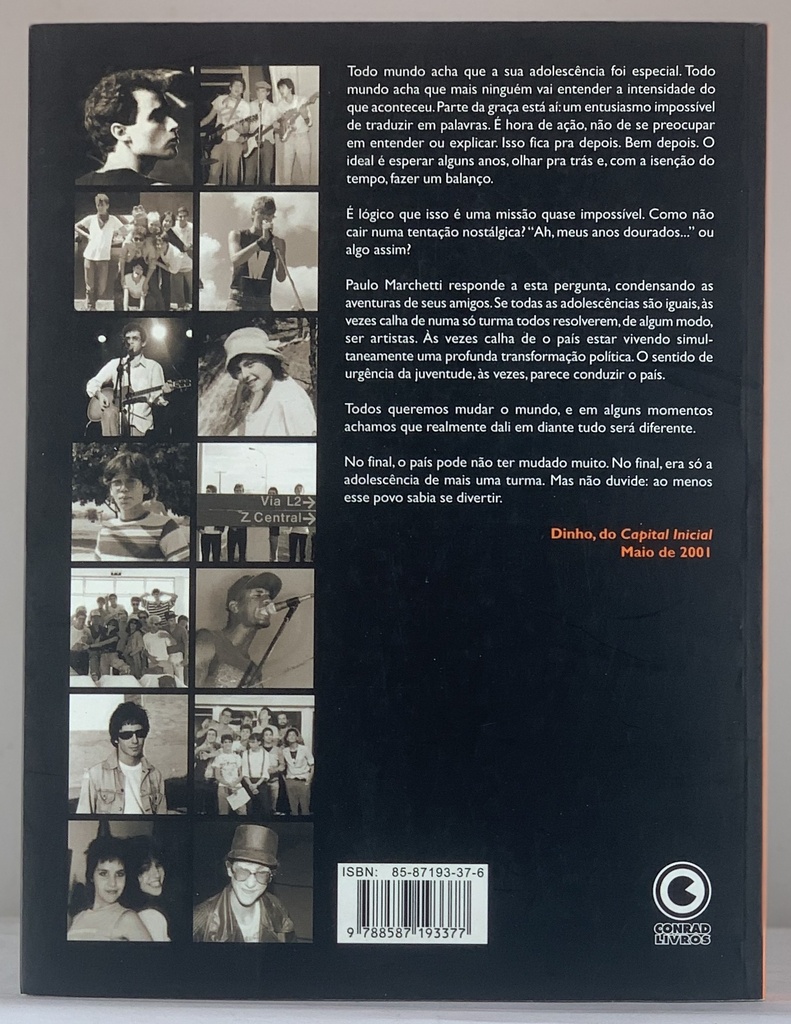 O Diário da Turma de 1976-1988: a História do Rock de Brasilia - Paulo Machetti (Livro usado)