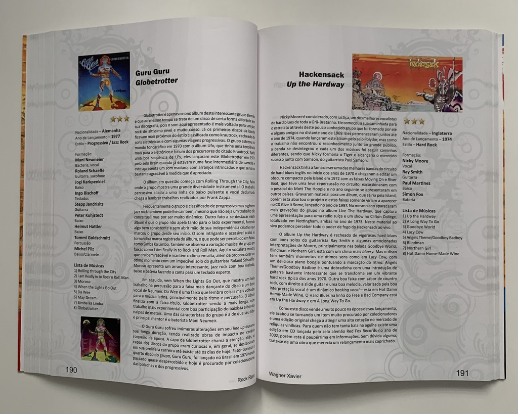 Rock Raro [O Maravilhoso e Desconhecido Mundo do Rock Vol 1 - Wagner Xavier (Livro usado)