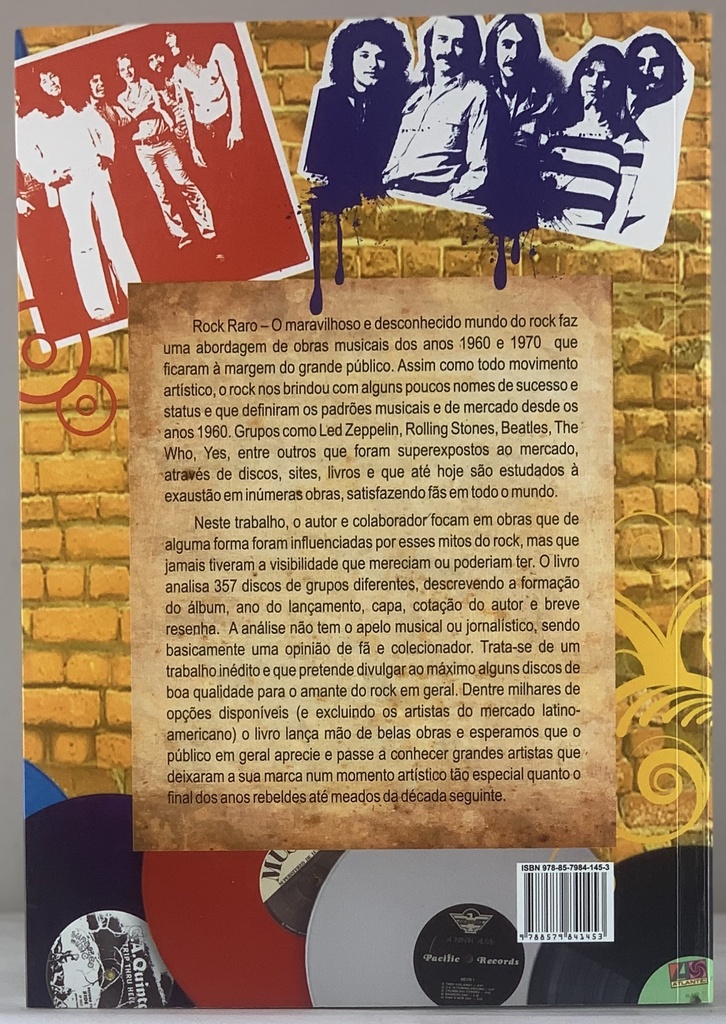 Rock Raro [O Maravilhoso e Desconhecido Mundo do Rock Vol 1 - Wagner Xavier (Livro usado)