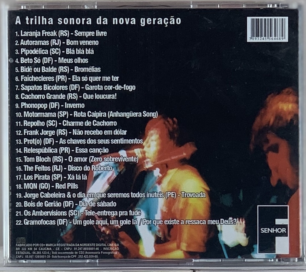 V/A - Clássicos da Noite Senhor F - A Trilha Sonora da Nova Geração (CD novo)