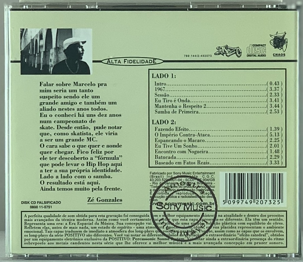 Marcelo D2 - Eu Tiro é Onda (CD usado)