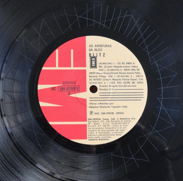 Blitz - As Aventuras da Blitz (LP usado)