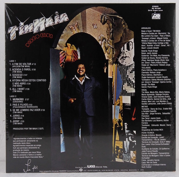 Tim Maia - Disco Club (LP novo)