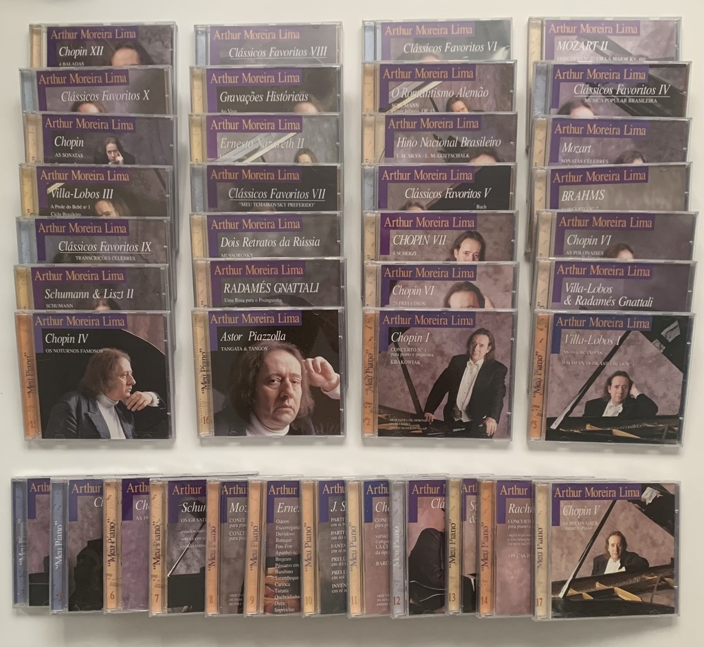 Arthur Moreira Lima - "Meu Piano" [Combo] (40 CDs* usado)