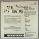 Dinah Washington – What a Diff'rence a Day Makes! (LP usado)