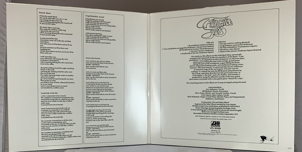 Yes - Fragile (LP usado)