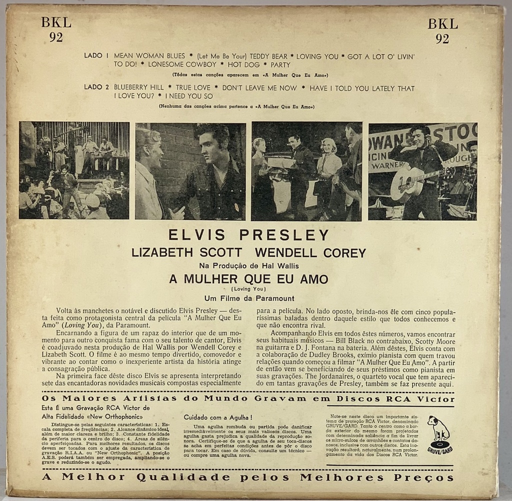 Elvis Presley - Loving You (LP usado)