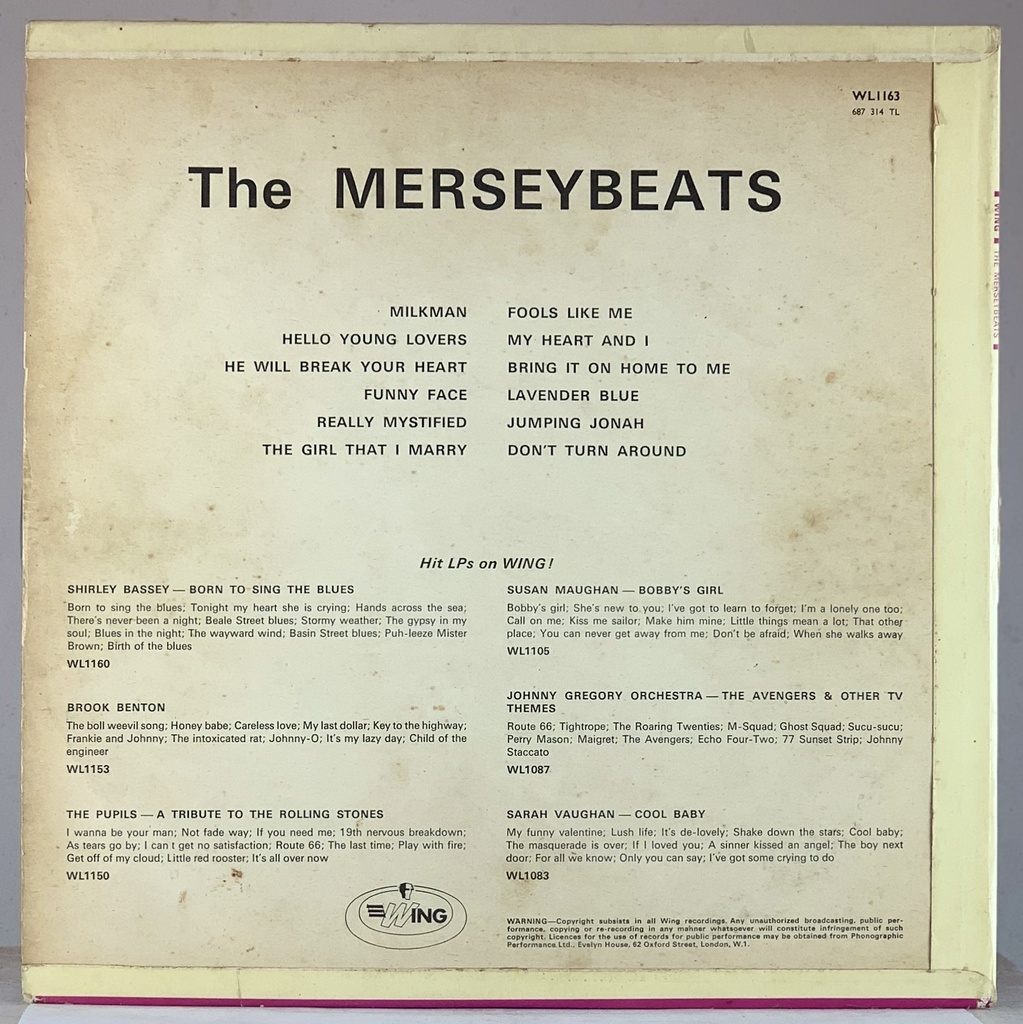 Merseybeats,The - Greatest Hits (LP usado)