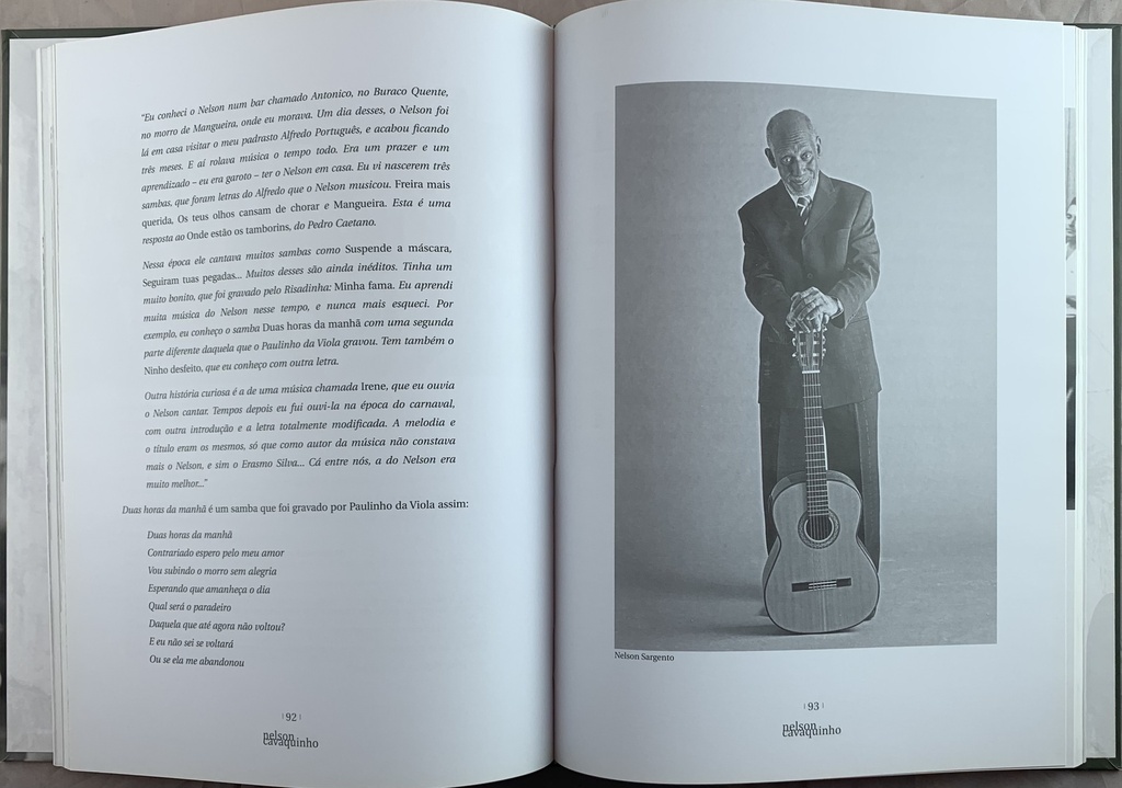 Nelson Cavaquinho:Violão Carioca - Afonso Machado (Livro sem uso)