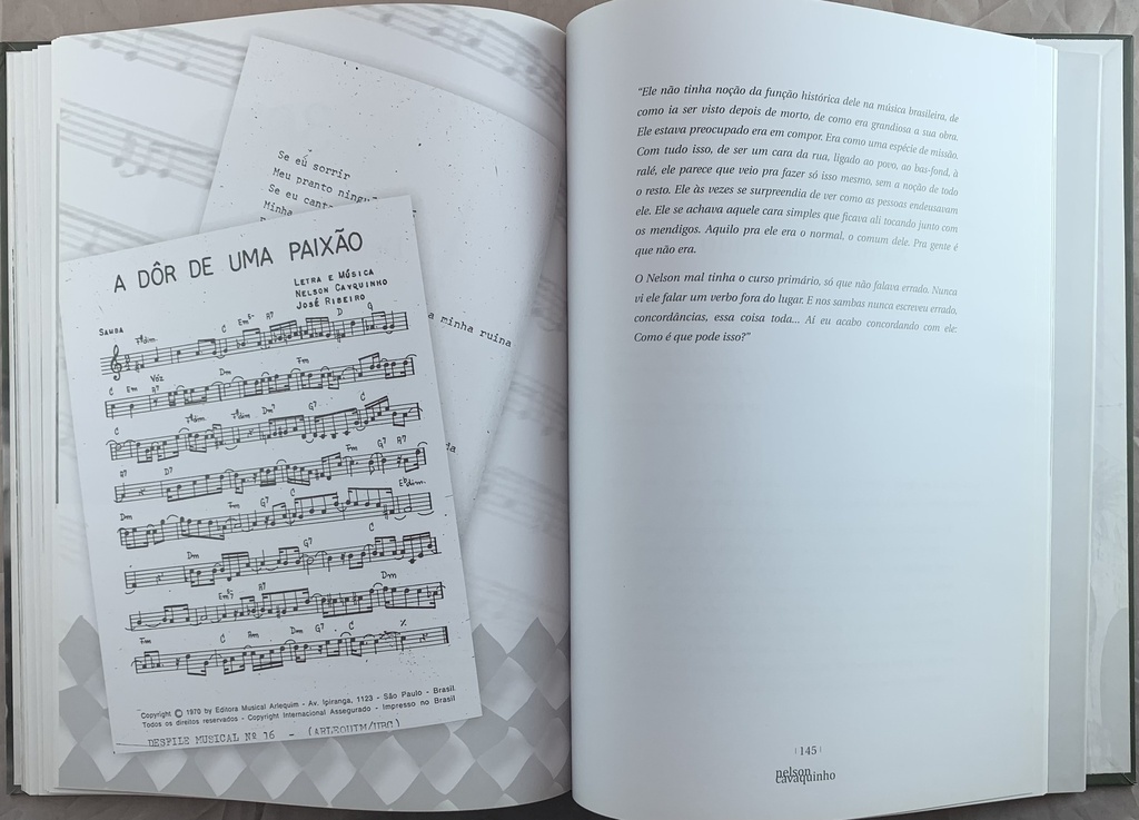 Nelson Cavaquinho:Violão Carioca - Afonso Machado (Livro sem uso)