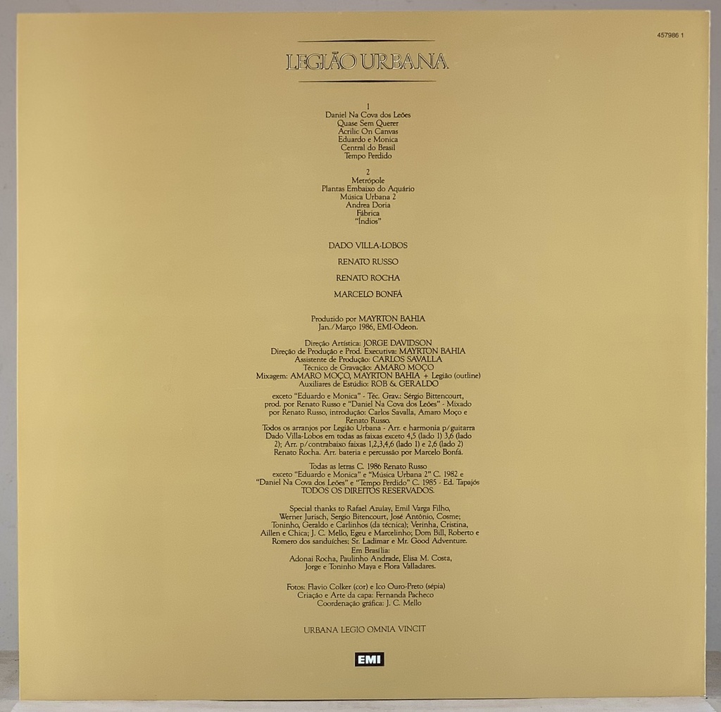 Legião Urbana - Dois [Ed.especial 180g, Capa dupla] (LP usado)