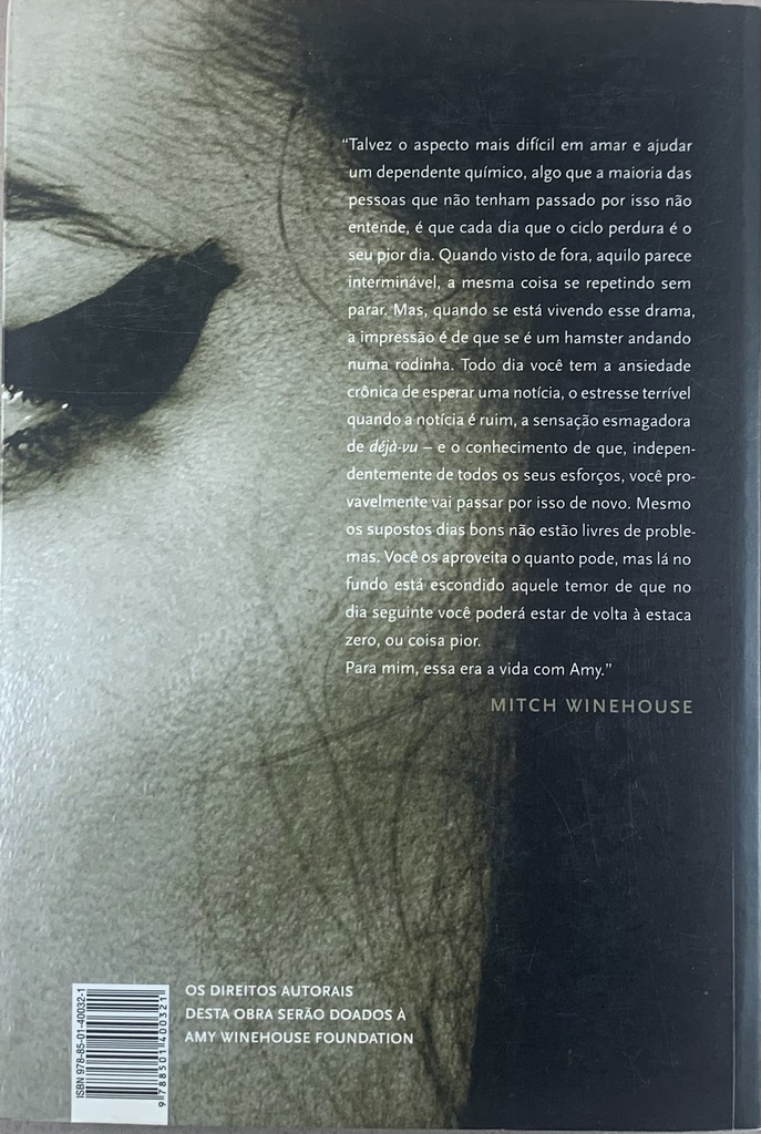 Amy - Minha Filha - Mitch Winehouse (Livro usado)