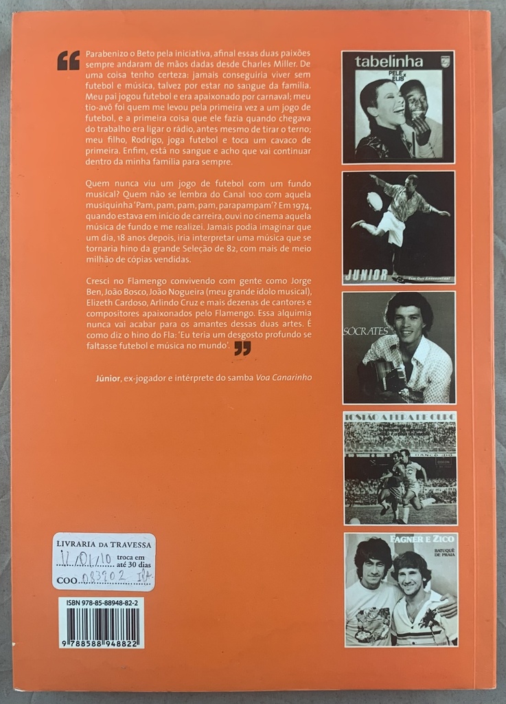 Futebol no País da Música - Beto Xavier (Livro usado)