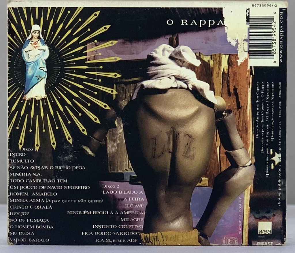 O Rappa - Instinto Coletivo ao Vivo (2CDs usado)