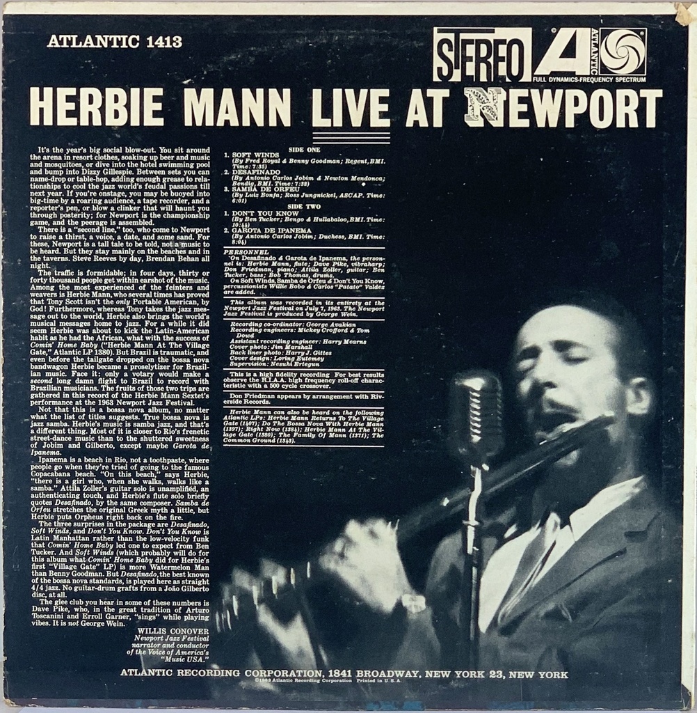 Herbie Mann - Live At Newport (LP usado)