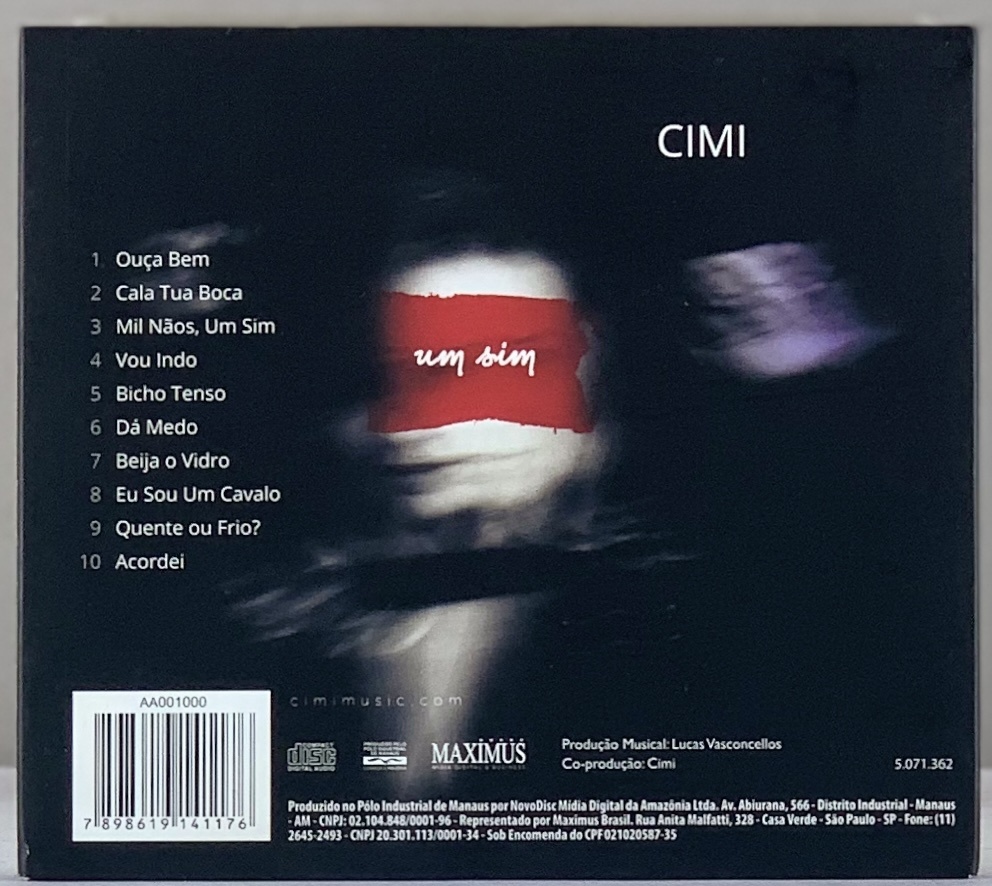 Cimi - Um Sim (CD usado)