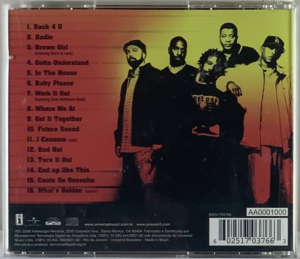 Jurassic 5 - Feedback (CD usado)