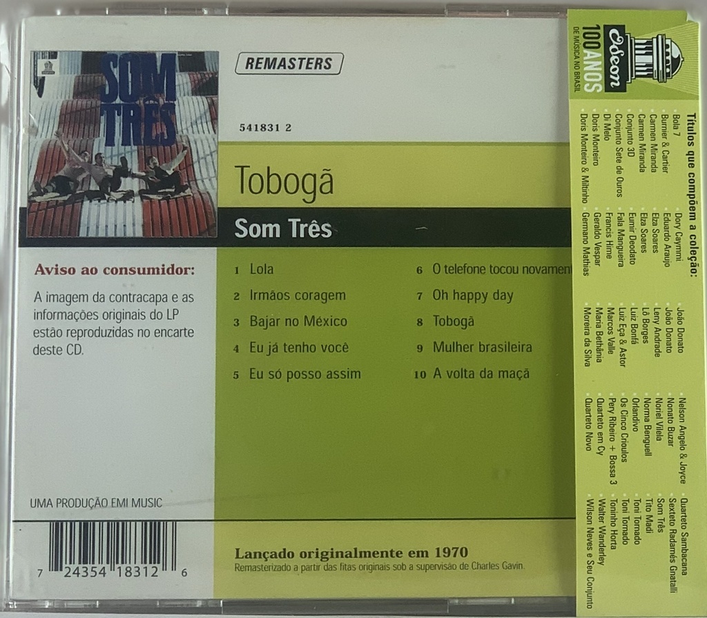 Som Três – Tobogã (CD usado)
