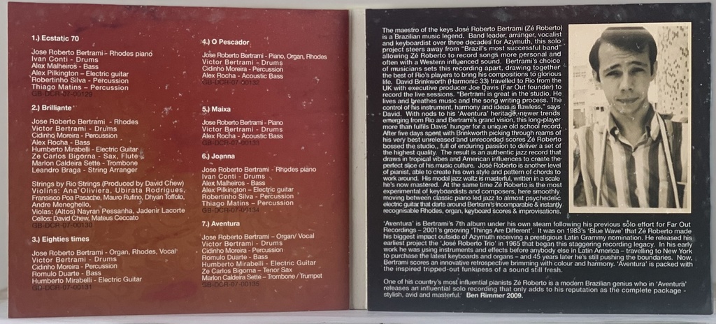 Jose Roberto Bertrami and his Modern Sound - Aventura (CD usado)