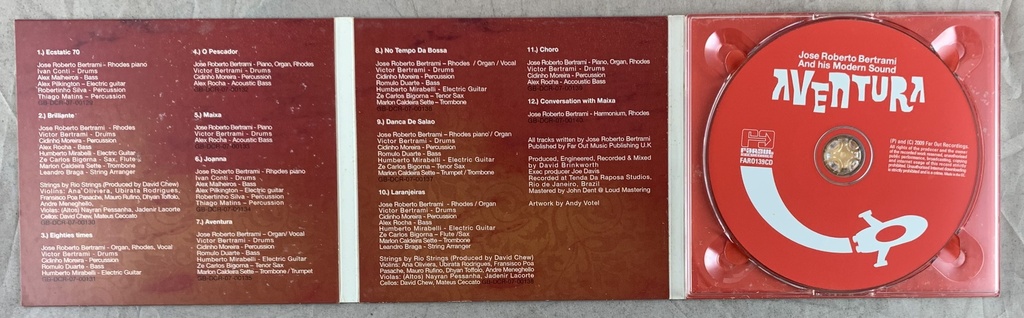 Jose Roberto Bertrami and his Modern Sound - Aventura (CD usado)