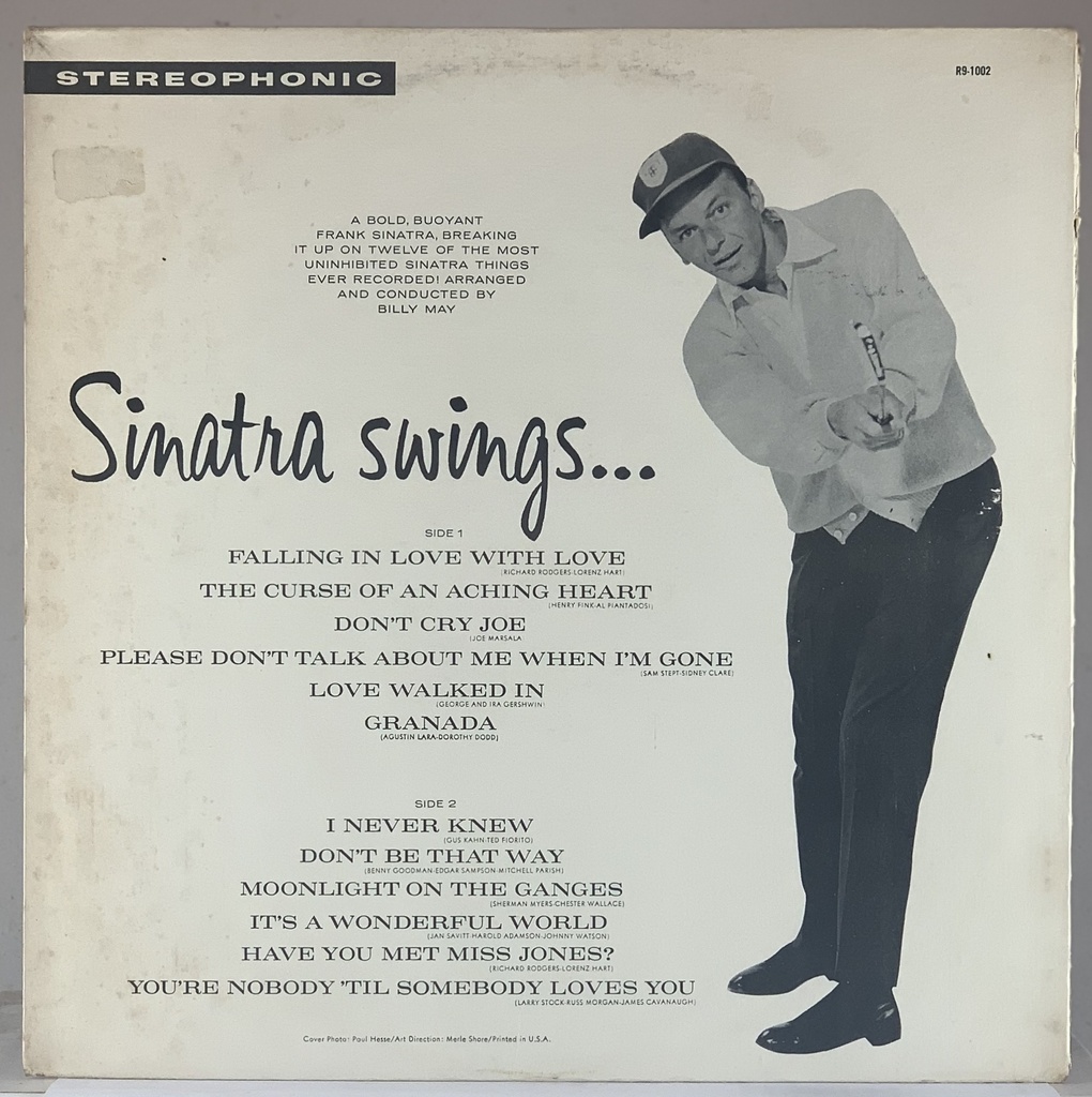 Frank Sinatra - Sinatra Swings (LP usado)