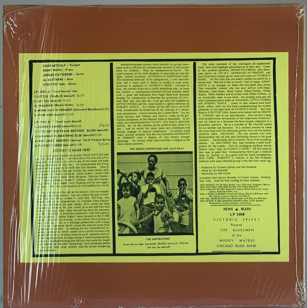 Louis Metcalf - I've got the Peace Brother Blues (LP usado)