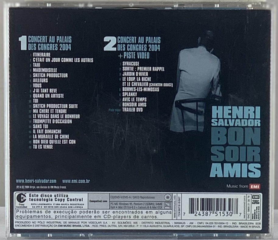 Henri Salvador - Bonsoir Amis (2CDs usado)