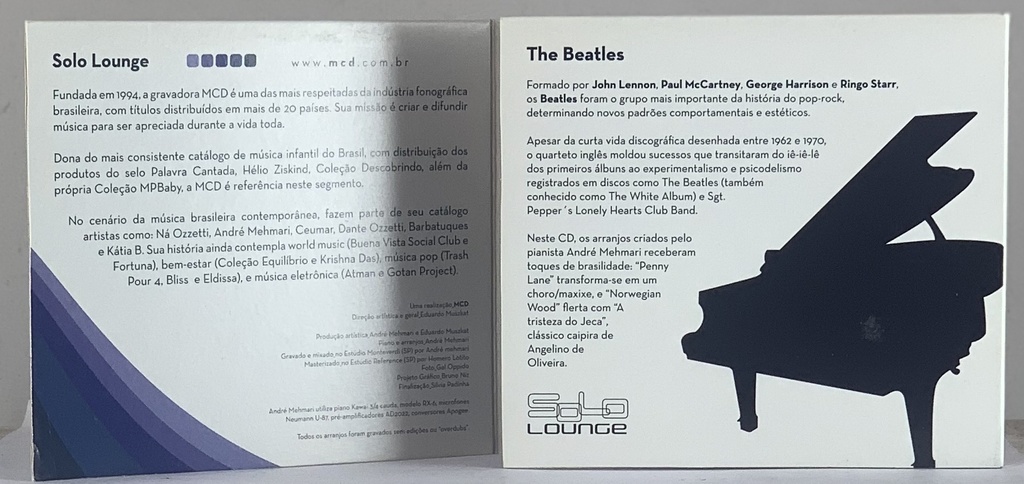 André Mehmari - Beatles (CD usado)